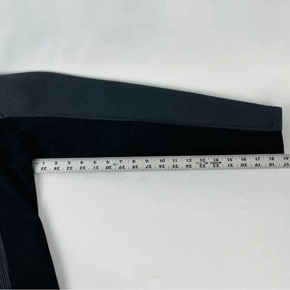 Spyder Mens XL Grey Outbound 1/2 Zip Pullover Sweater Blue Spider Logo Waffle - Picture 8 of 11